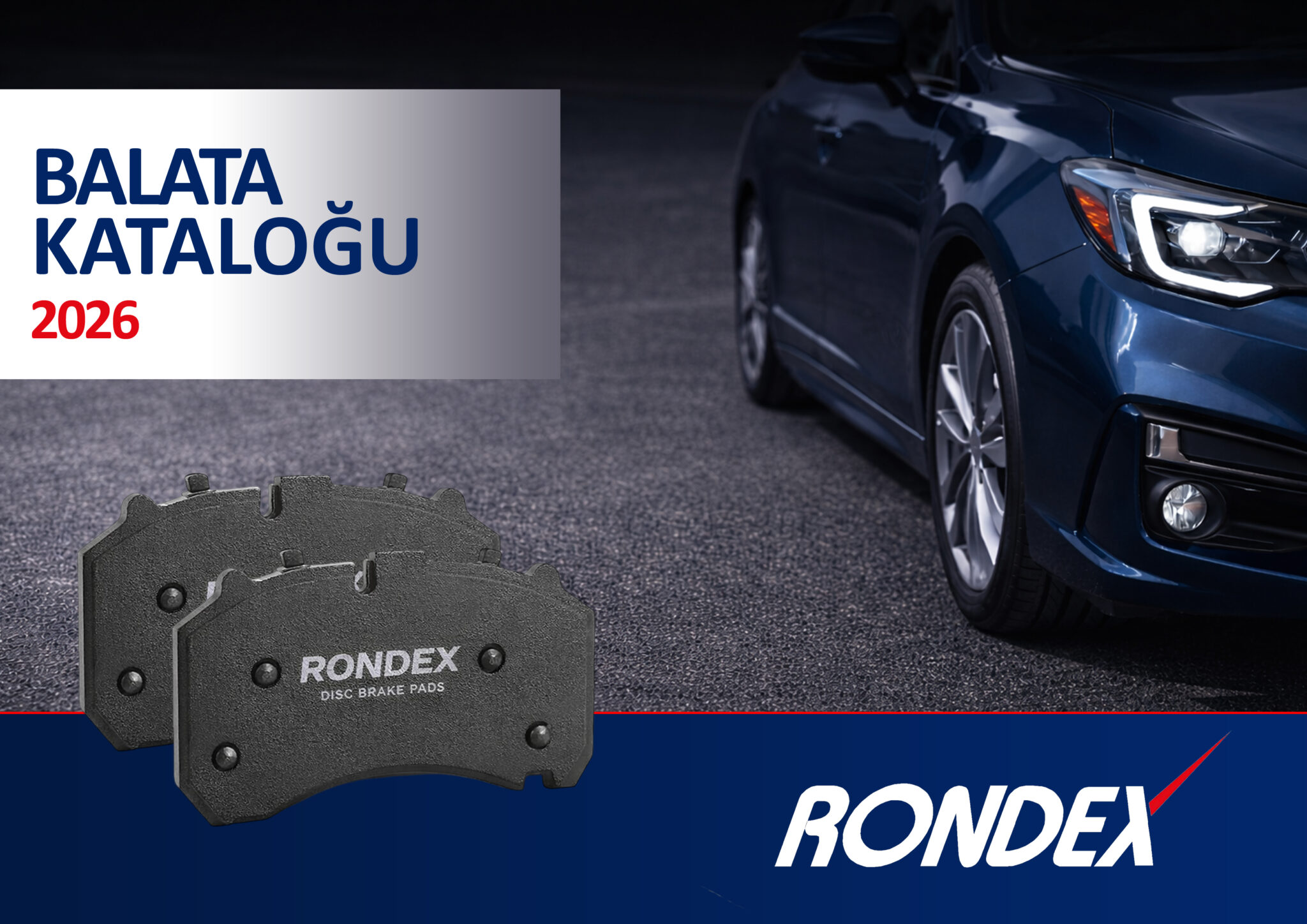 Rondex Binek Araç Balata Kataloğu 2026 Kapak